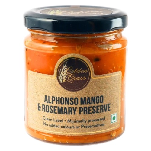 Golden Grass Alphonso Mango Rosemary Preserve