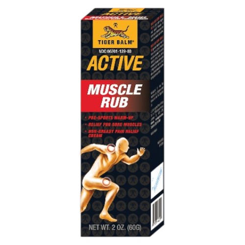Tiger Balm Active Muscle Rub For Pre-Workout Pain Relieve Non Greasy