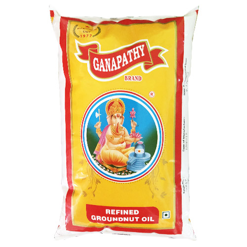 Ganapathy Brand Refined Groundnut Oil
