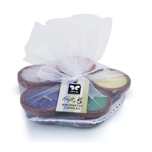 Iris Aromatic Candles Gift Of 5 Set