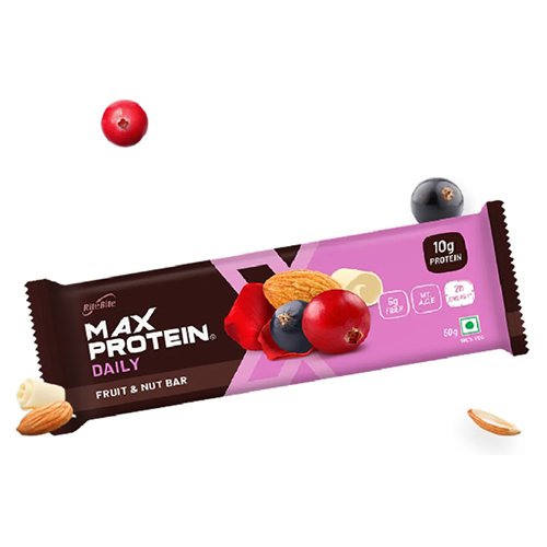 Rite Bite Max Protein Daily Furit Andnut Bar