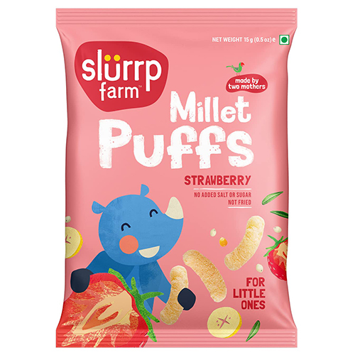 Slurrp Melty Strawberry Puffs