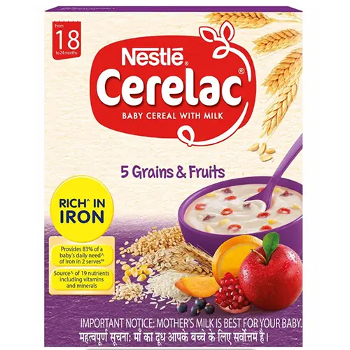 Nestle Cerelac 5 Grains And Fruits