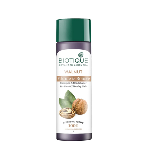 Biotique Walnut Volume & Bounce Shampoo & Conditioner