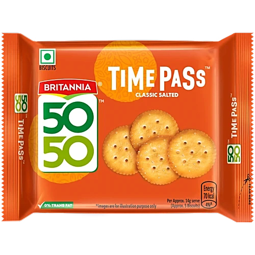 Britannia 50 - 50 Time Pass Classic Salted