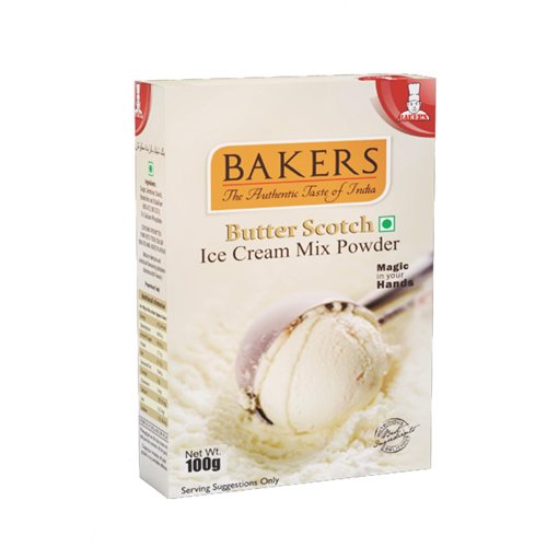 Bakers Butterscotch Ice Cream Mix Powder