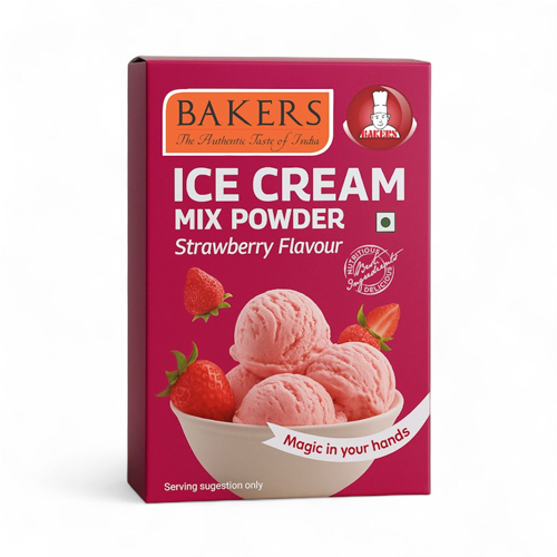Bakers Ice Cream Mix Strawberry