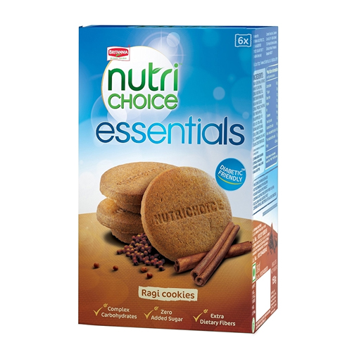 Britannia Nutri Choice Essentials Ragi Cookies