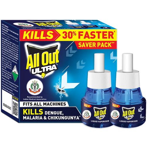All Out Ultra Mosquito Vaporiser Refill Offer Pack