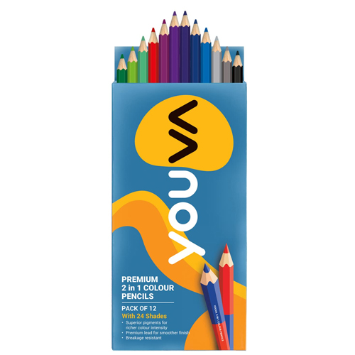 Youva Colour Pencil 2 in 1
