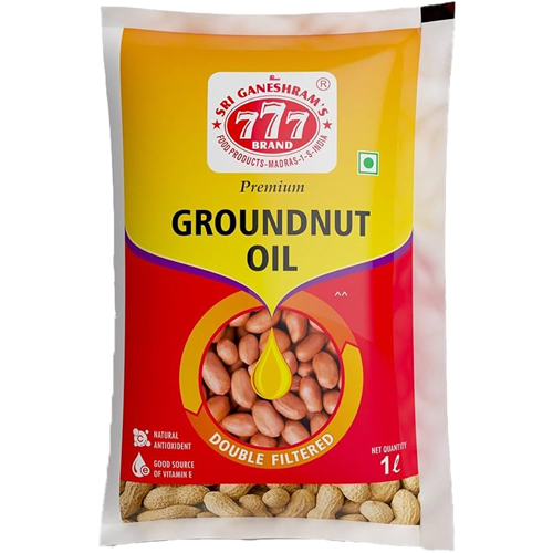 777 Brand Groundnuts Oil Packet