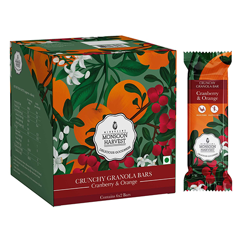 Monsoon Harvest Orange And Cranberry Bars