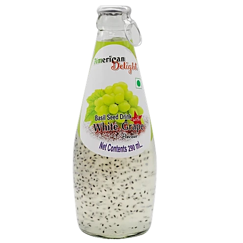 Americano Basill Seed White Grape Drink