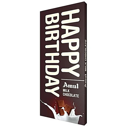 Amul Milk Chocolate Happy Birthday