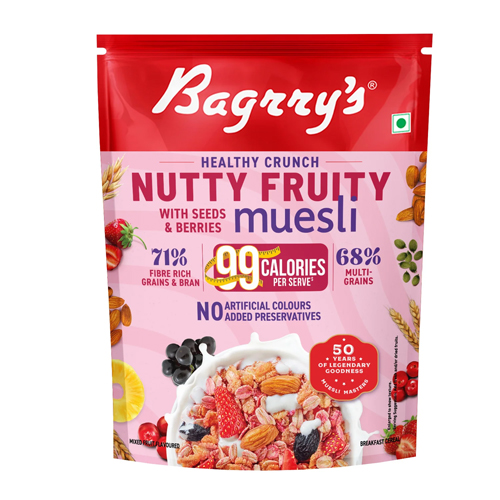Bagrrys Nutty Fruity With Seeds Berries Muesli