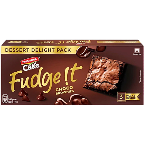 Britannia Cake Fudge It Choco Brownie