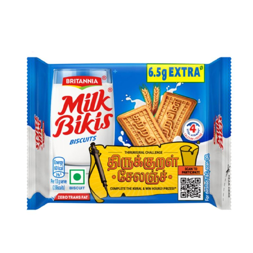 Britannia Milk Bikis Thirukkural Challenge Biscuits