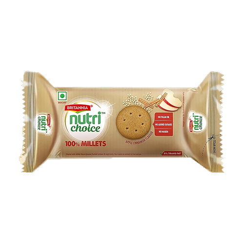 Britannia Nutri Choice 100 Millet Apple Cinnamon Biscuits