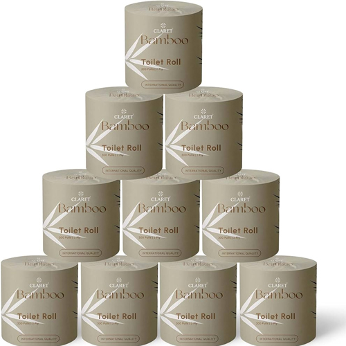 Claret Bamboo Toilet Roll 2 Ply