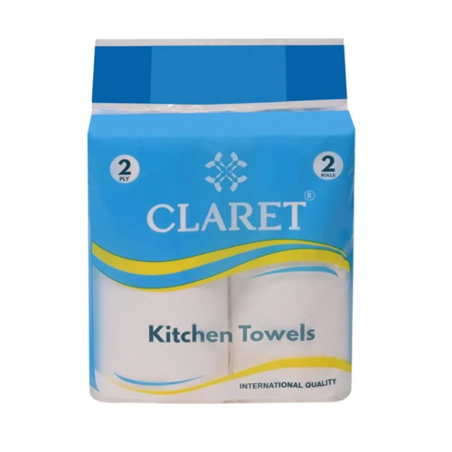 Claret Kitchen Towel 2 Ply 2In1
