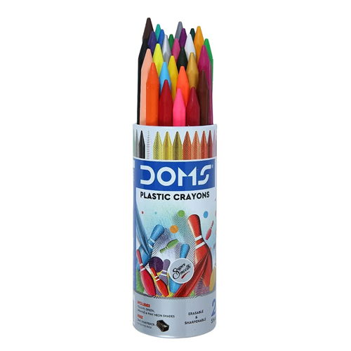 Doms Plastic Crayons 1Set