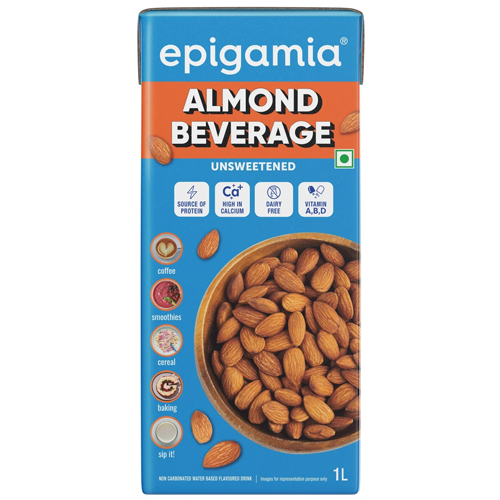Epigamia Dairy Free Almond Milk Unsweetened