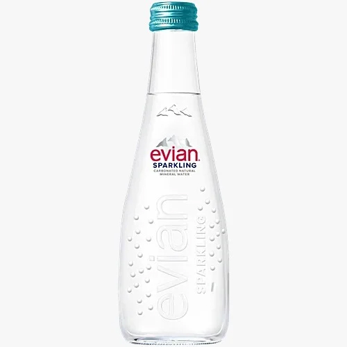 Evian Sparkling Carbonated Water