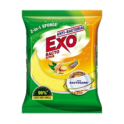 Exo Bacto Scrub Anti Bacterial 2In1 Sponge