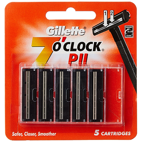 Gillette 7Oclock Pii Cartridges