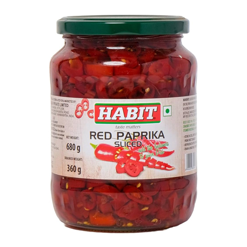 Habit Red Paprika Sliced
