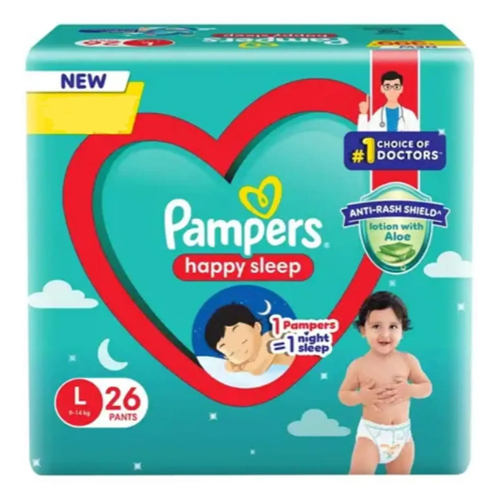 Pampers Happy Sleep Large 9-14Kg