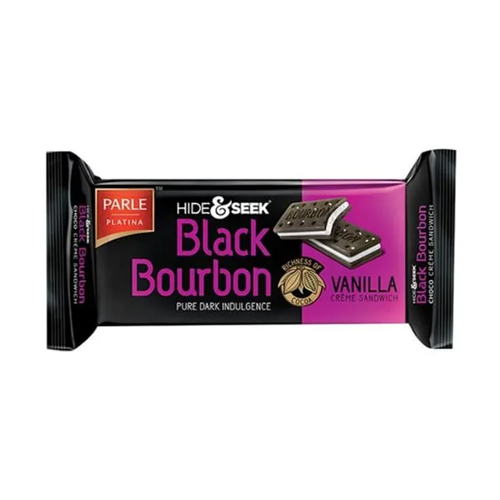 Parle Black Bourbon Vanilla Sandwich Biscuit