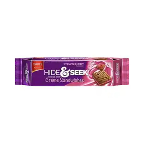 Parle Hide And Seek Strawberry Biscuit