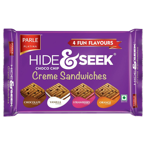 Parle Platina Hide & Seek Choco Chip Creme Sandwiches Combo