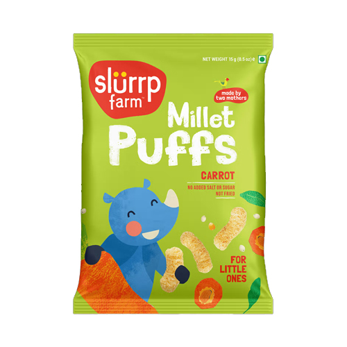 Slurrp Melty Puffs Carrot