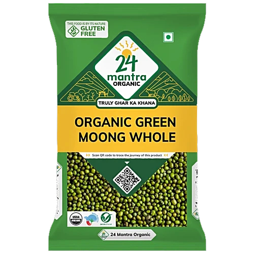 24 Mantra Organic Green Moong Whole