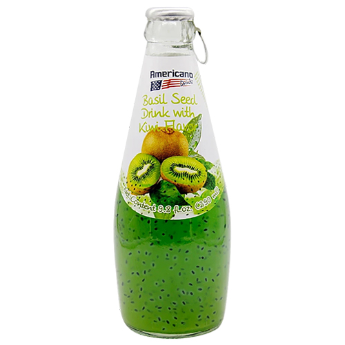 Americano Basill Seed Kiwi Drink