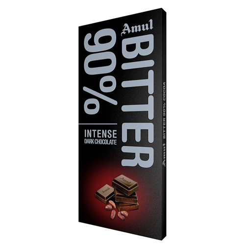 Amul Bitter Intense Dark Chocolate 90%