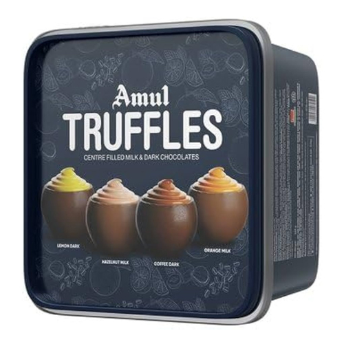 Amul Truffles Center Filled Milkdark Chocolates-