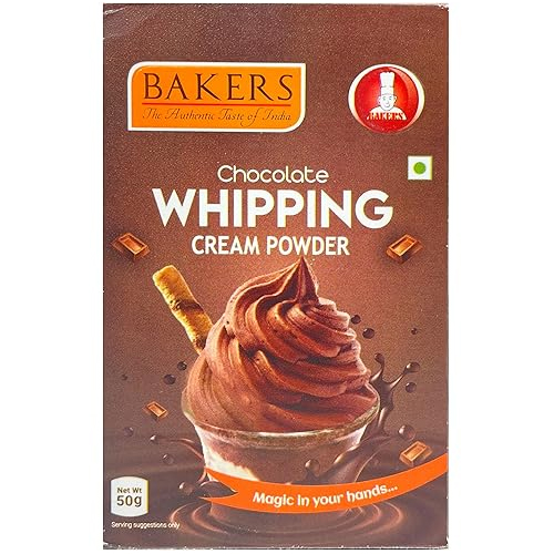 Bakers Chocolate Whipping Cream Powder