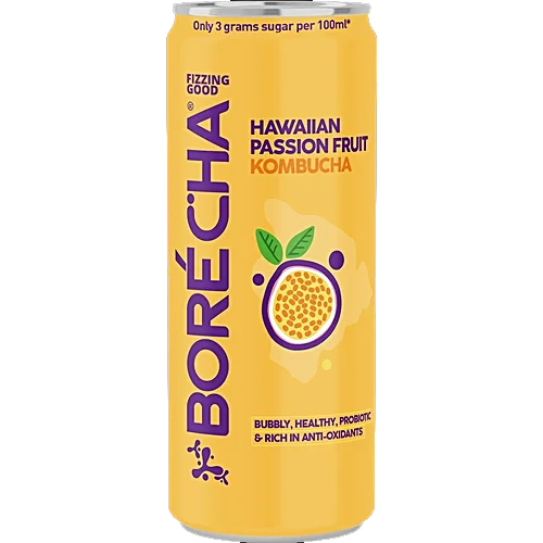 Borecha Kombucha Hawaiian Passion Fruit