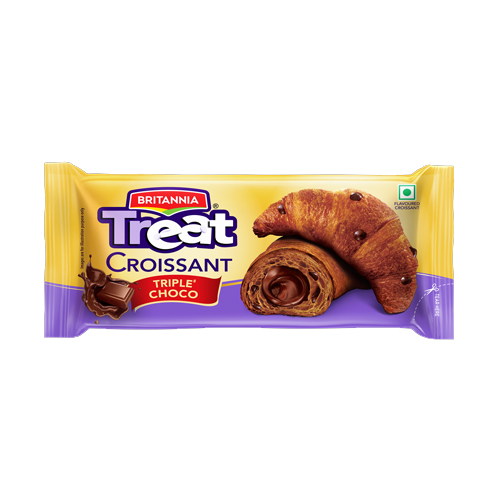Britannia Reat Croissant Triple Choco