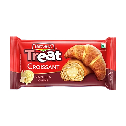 Britannia Treat Croissant Vanilla Creme Roll