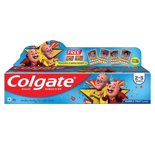 Colgate Kids Bubble Fruit Motu Patlu