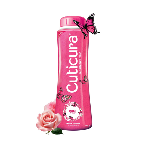 Cuticura Rose Fresh Talc