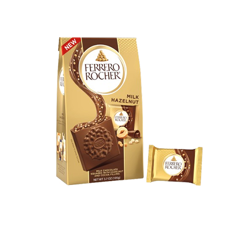 Ferrero Rocher Hazelnut Milk Chocolate Square Box
