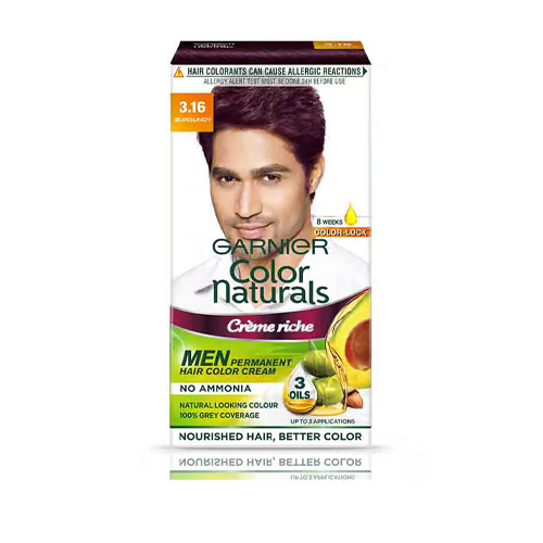 Garnier Color Natural Men Hair Colour 3.16 Burgundy 60