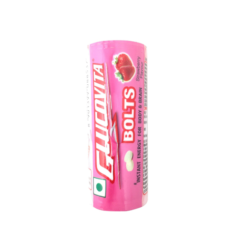 Glucovita Bolt Energy Candy Strawberry