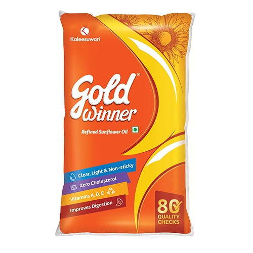 Gold Winner Refined Sunflower Oil Pouch