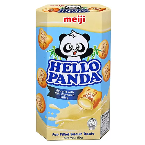 Meiji Hello Panda Creamy Milk Biscuits